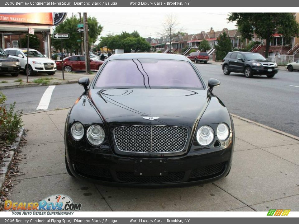 2006 Bentley Continental Flying Spur Diamond Black / Beluga Photo #2