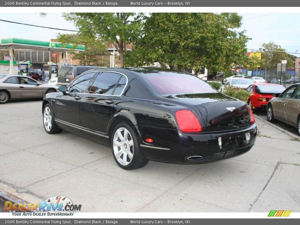2006 Bentley Continental Flying Spur Diamond Black / Beluga Photo #3