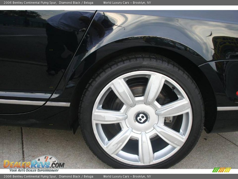 2006 Bentley Continental Flying Spur Diamond Black / Beluga Photo #6