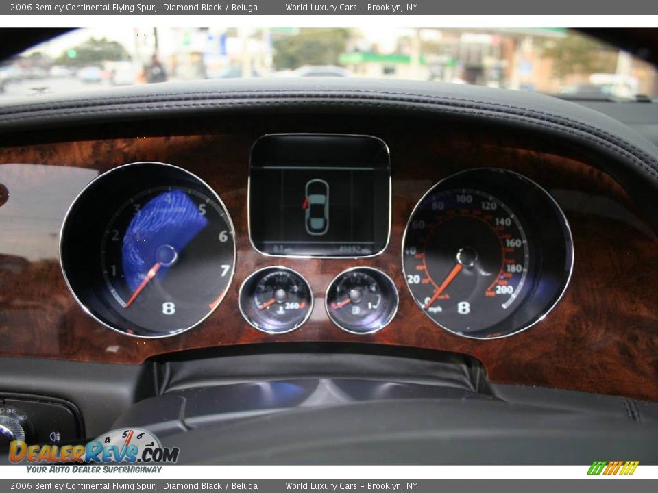 2006 Bentley Continental Flying Spur Diamond Black / Beluga Photo #8
