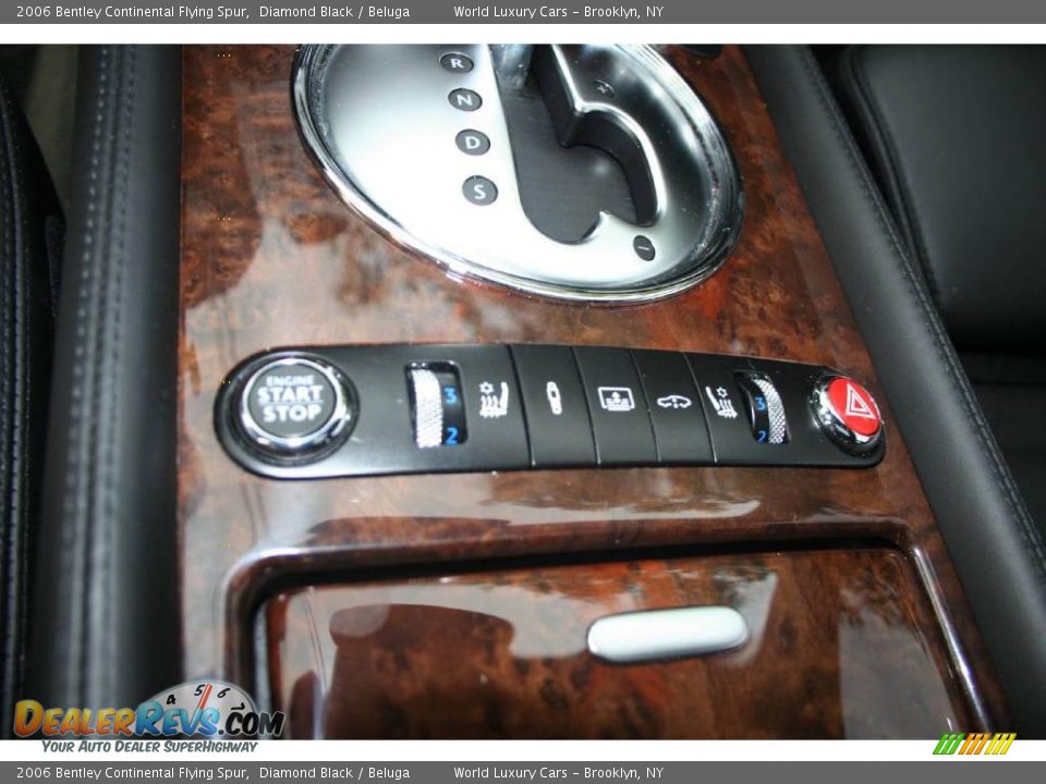 2006 Bentley Continental Flying Spur Diamond Black / Beluga Photo #10