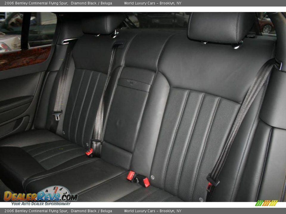 2006 Bentley Continental Flying Spur Diamond Black / Beluga Photo #11