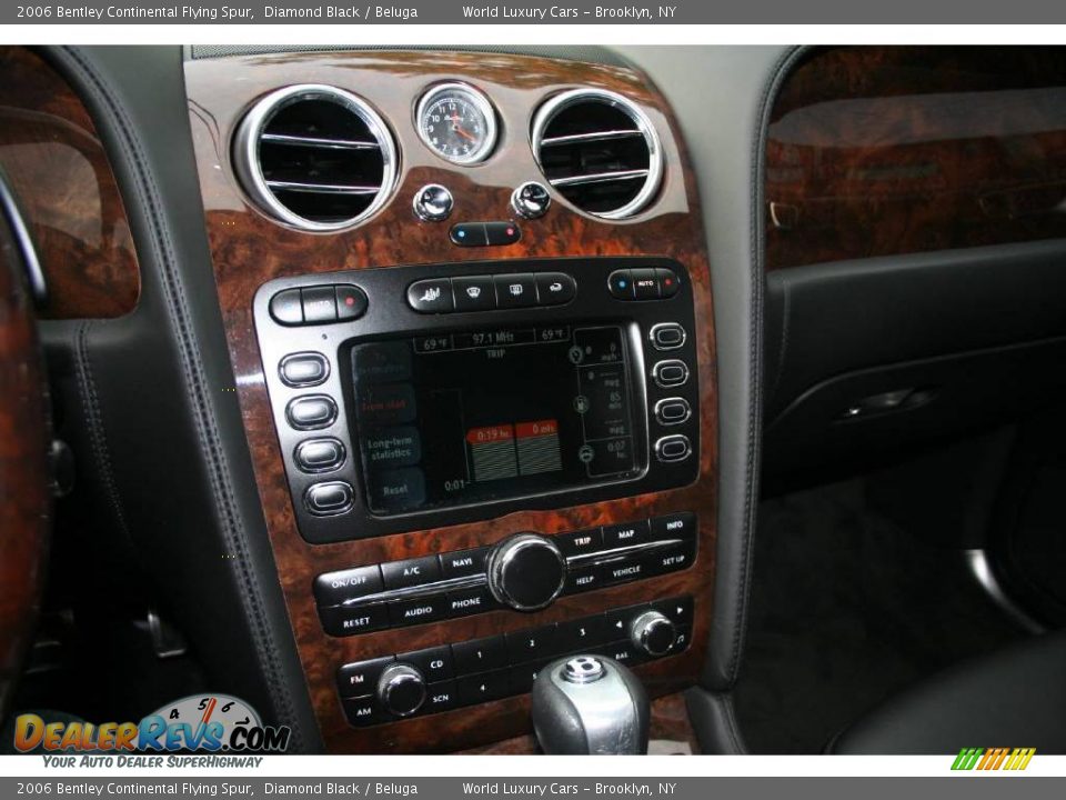 2006 Bentley Continental Flying Spur Diamond Black / Beluga Photo #13