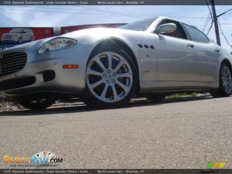 2005 Maserati Quattroporte Grigio Nuvolari (Silver) / Cuoio Photo #1