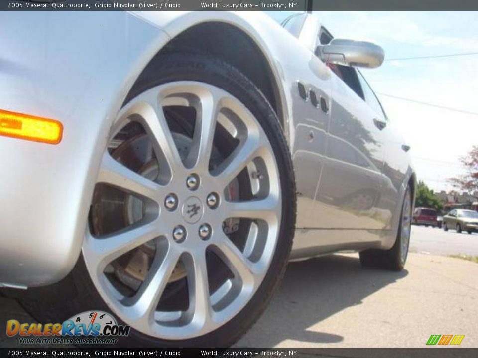 2005 Maserati Quattroporte Grigio Nuvolari (Silver) / Cuoio Photo #7