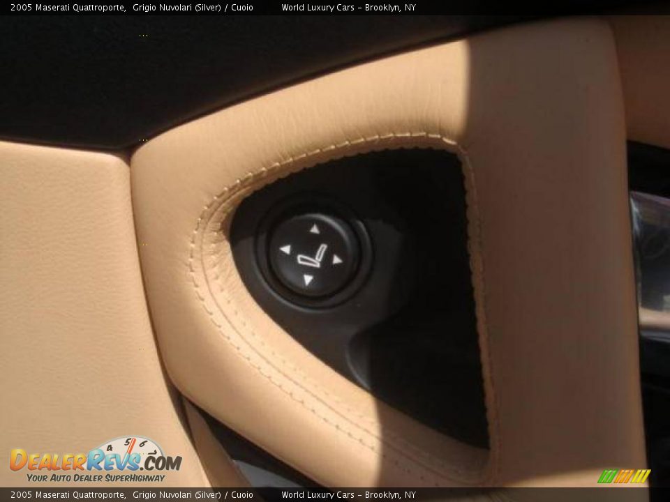 2005 Maserati Quattroporte Grigio Nuvolari (Silver) / Cuoio Photo #14
