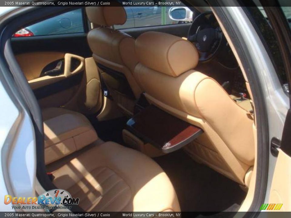 2005 Maserati Quattroporte Grigio Nuvolari (Silver) / Cuoio Photo #15