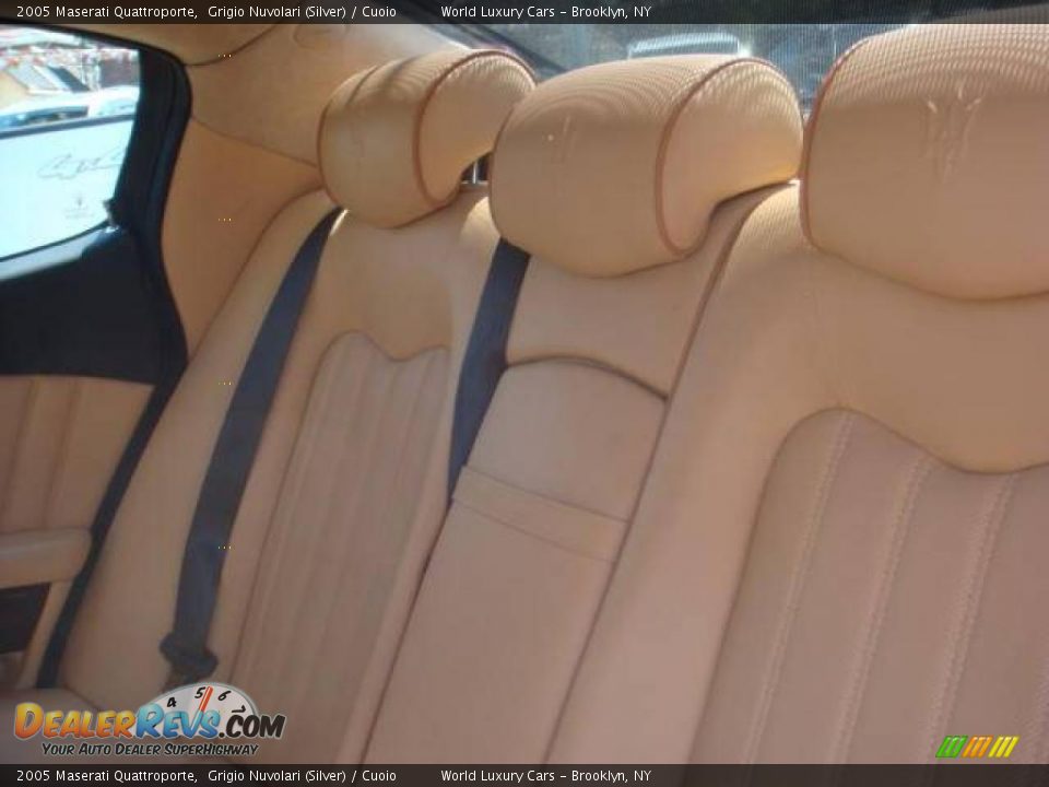 2005 Maserati Quattroporte Grigio Nuvolari (Silver) / Cuoio Photo #17