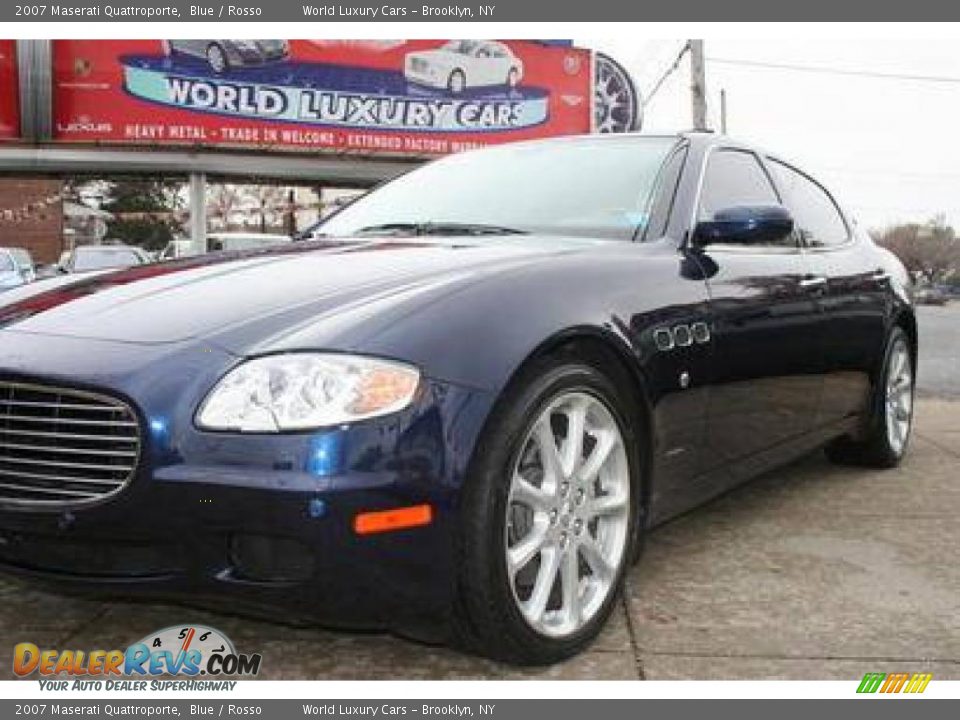 2007 Maserati Quattroporte Blue / Rosso Photo #1
