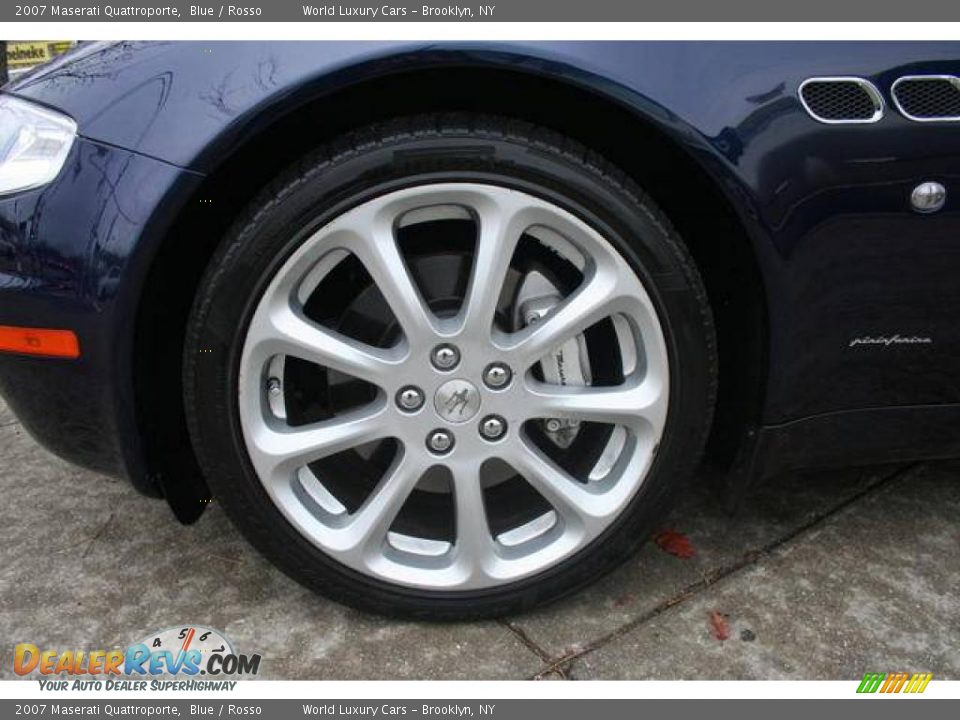 2007 Maserati Quattroporte Blue / Rosso Photo #7