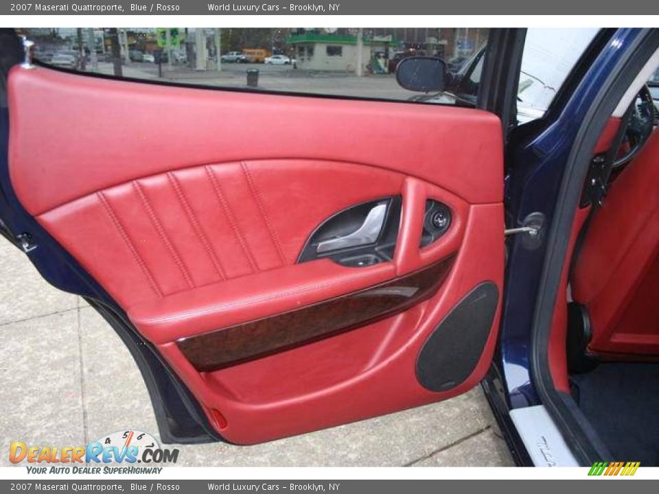 2007 Maserati Quattroporte Blue / Rosso Photo #11