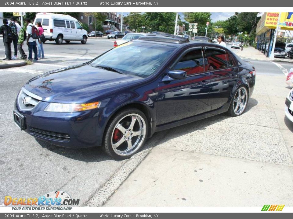 2004 Acura TL 3.2 Abyss Blue Pearl / Quartz Photo #1