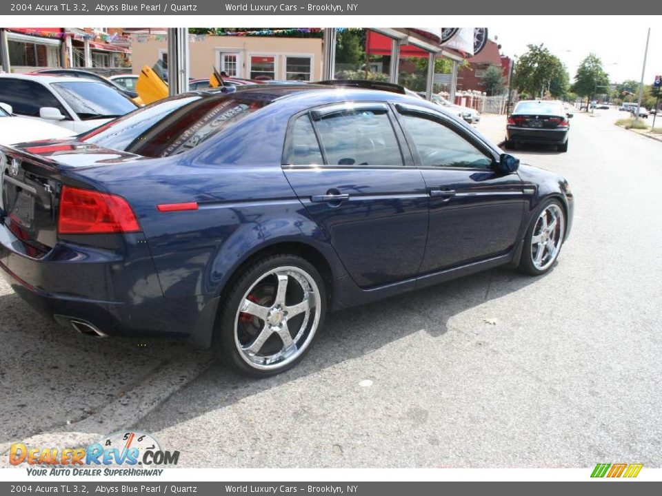 2004 Acura TL 3.2 Abyss Blue Pearl / Quartz Photo #4