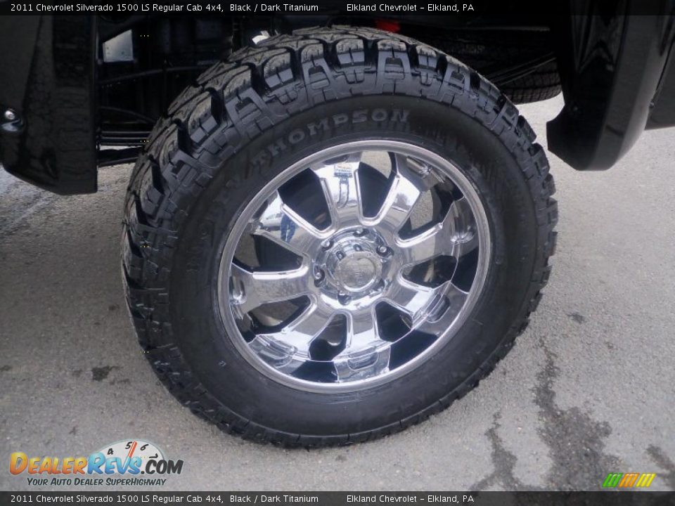 Custom Wheels of 2011 Chevrolet Silverado 1500 LS Regular Cab 4x4 Photo #9