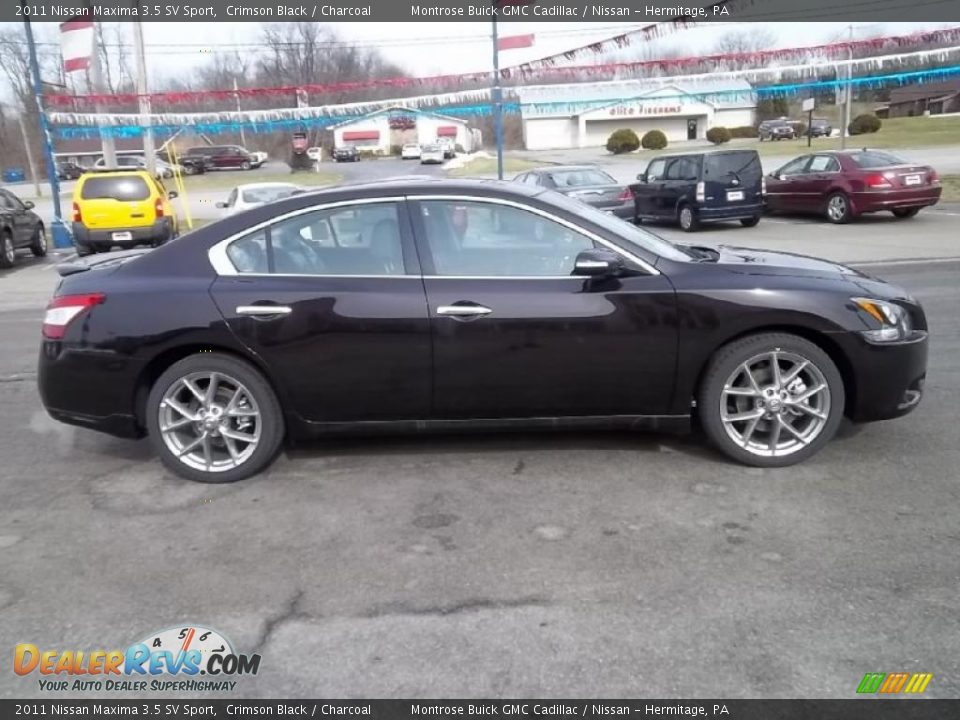 Crimson Black 2011 Nissan Maxima 3.5 SV Sport Photo #4