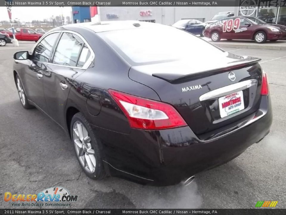 Crimson Black 2011 Nissan Maxima 3.5 SV Sport Photo #7