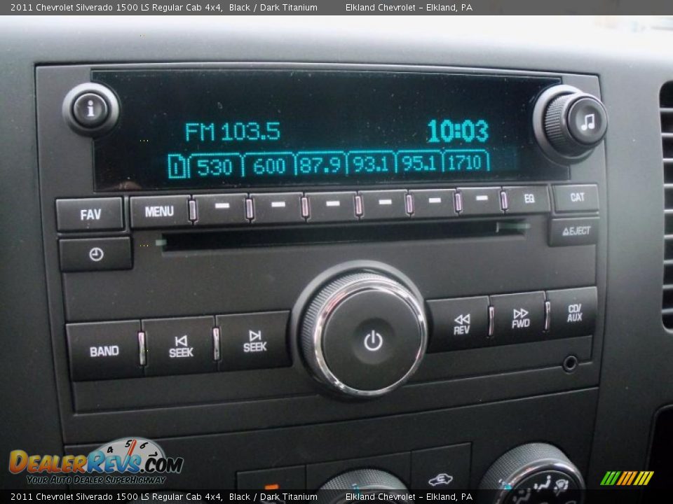 Controls of 2011 Chevrolet Silverado 1500 LS Regular Cab 4x4 Photo #21