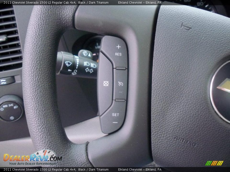 Controls of 2011 Chevrolet Silverado 1500 LS Regular Cab 4x4 Photo #24