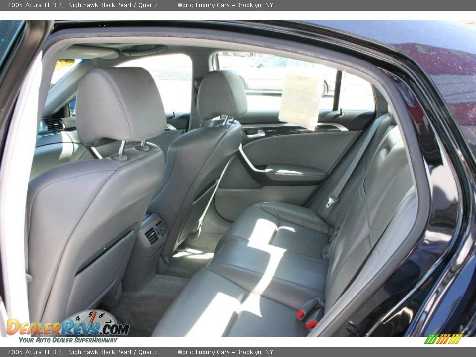 2005 Acura TL 3.2 Nighthawk Black Pearl / Quartz Photo #9