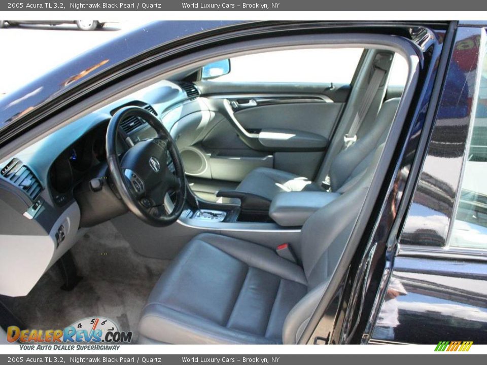 2005 Acura TL 3.2 Nighthawk Black Pearl / Quartz Photo #10
