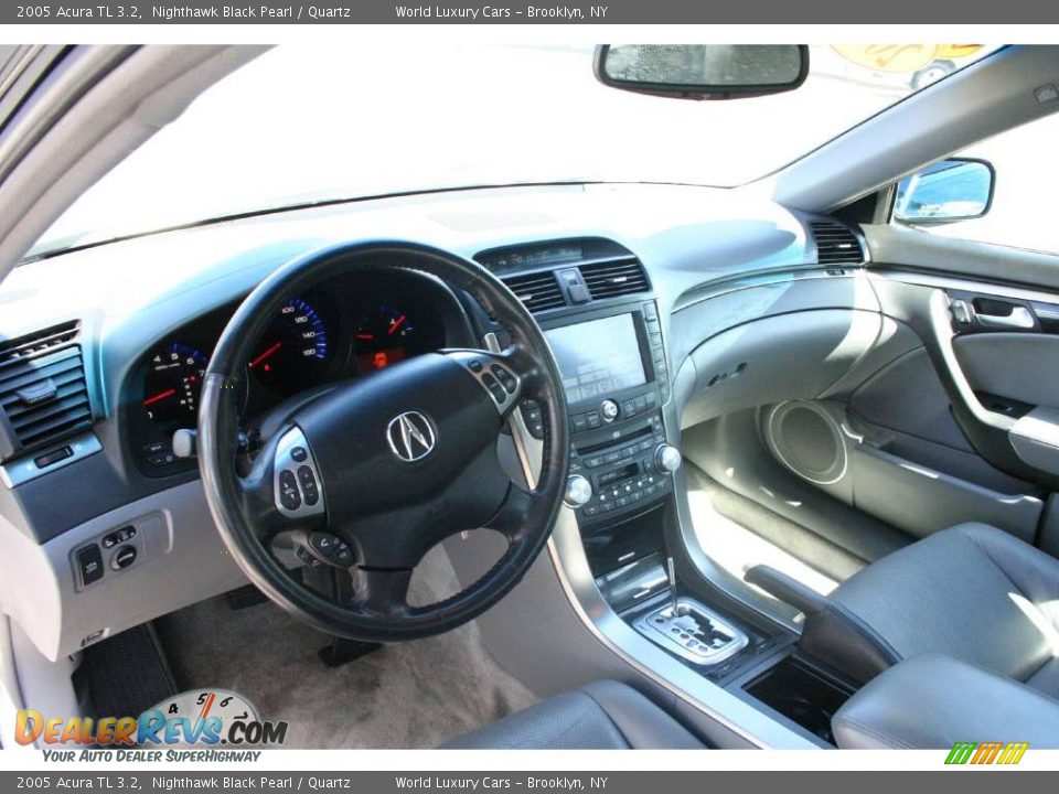 2005 Acura TL 3.2 Nighthawk Black Pearl / Quartz Photo #11