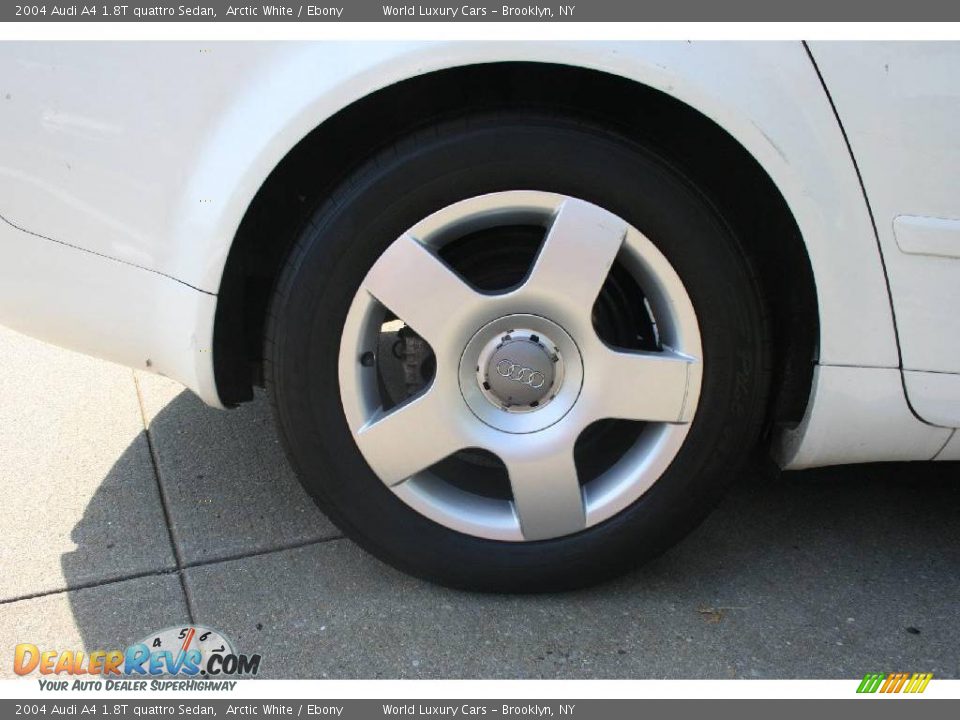 2004 Audi A4 1.8T quattro Sedan Arctic White / Ebony Photo #6