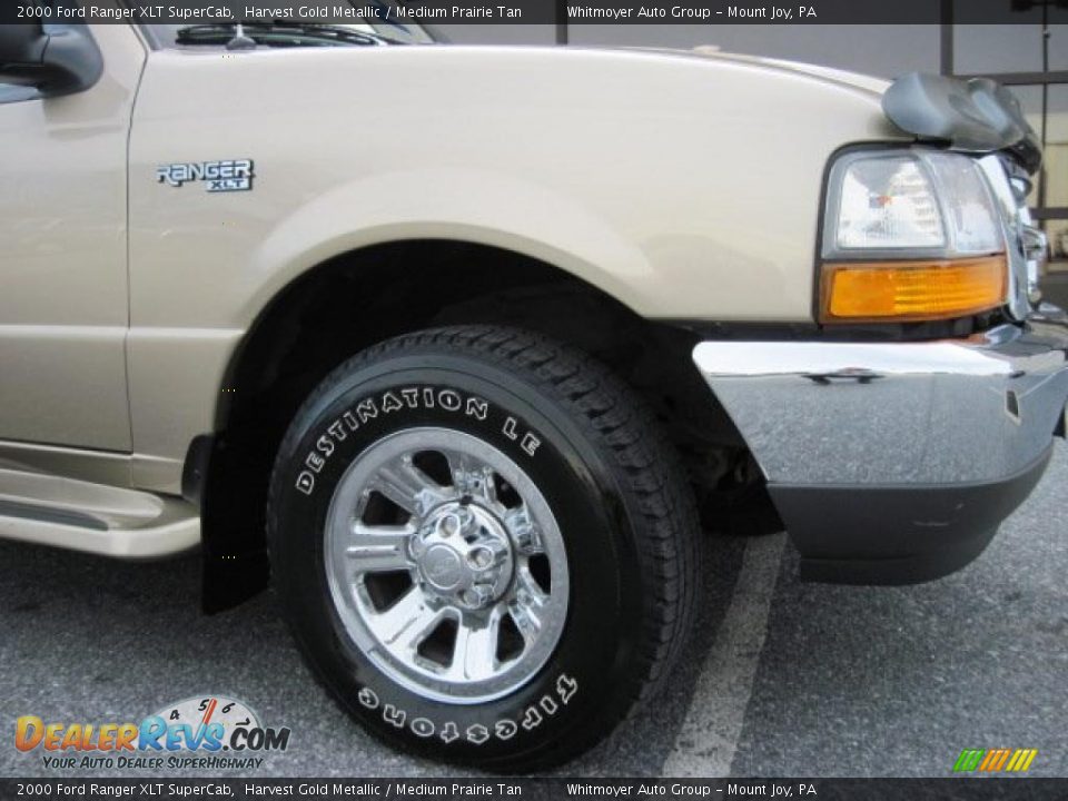 2000 Ford Ranger XLT SuperCab Harvest Gold Metallic / Medium Prairie Tan Photo #4
