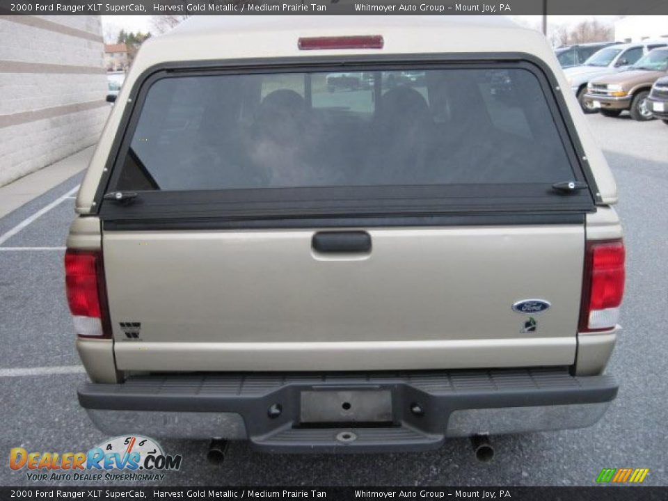 2000 Ford Ranger XLT SuperCab Harvest Gold Metallic / Medium Prairie Tan Photo #6