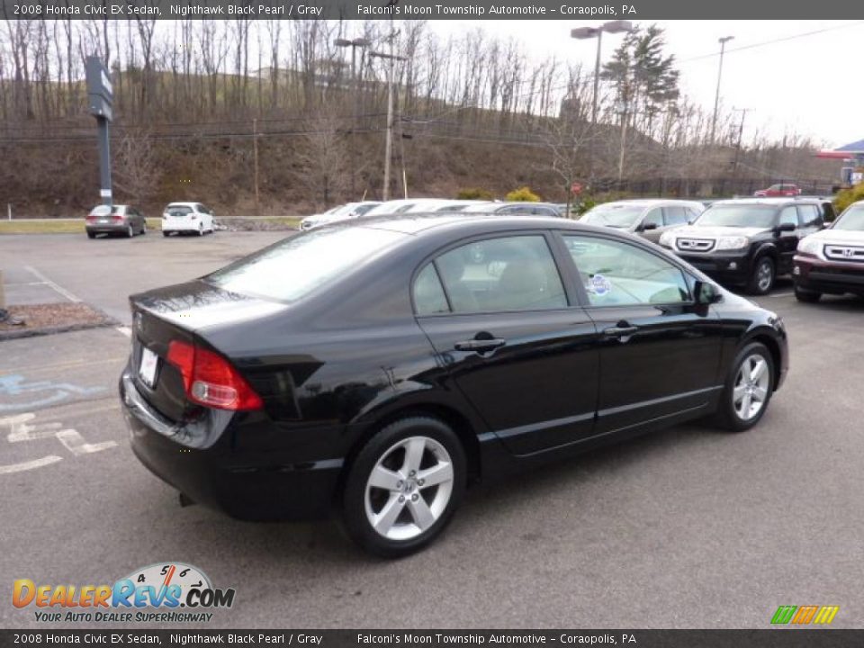 2008 Black honda civic sedan #2