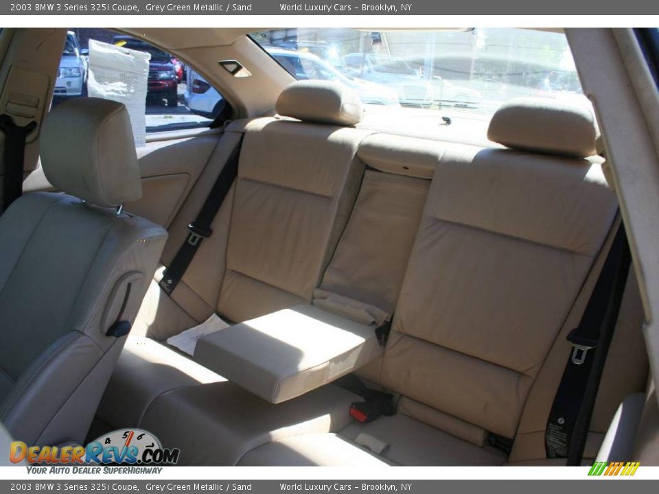 2003 BMW 3 Series 325i Coupe Grey Green Metallic / Sand Photo #5