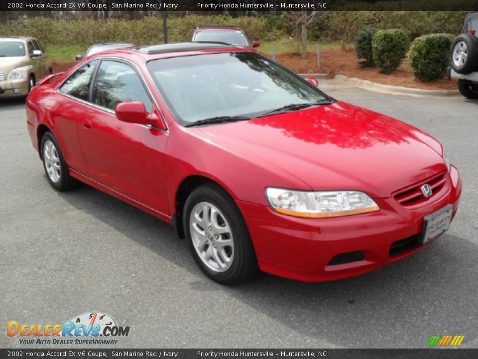 2002 Honda accord coupe red #7