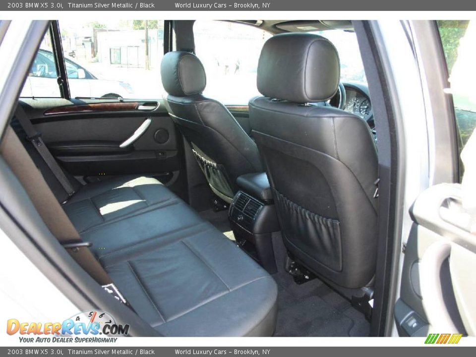 2003 BMW X5 3.0i Titanium Silver Metallic / Black Photo #5