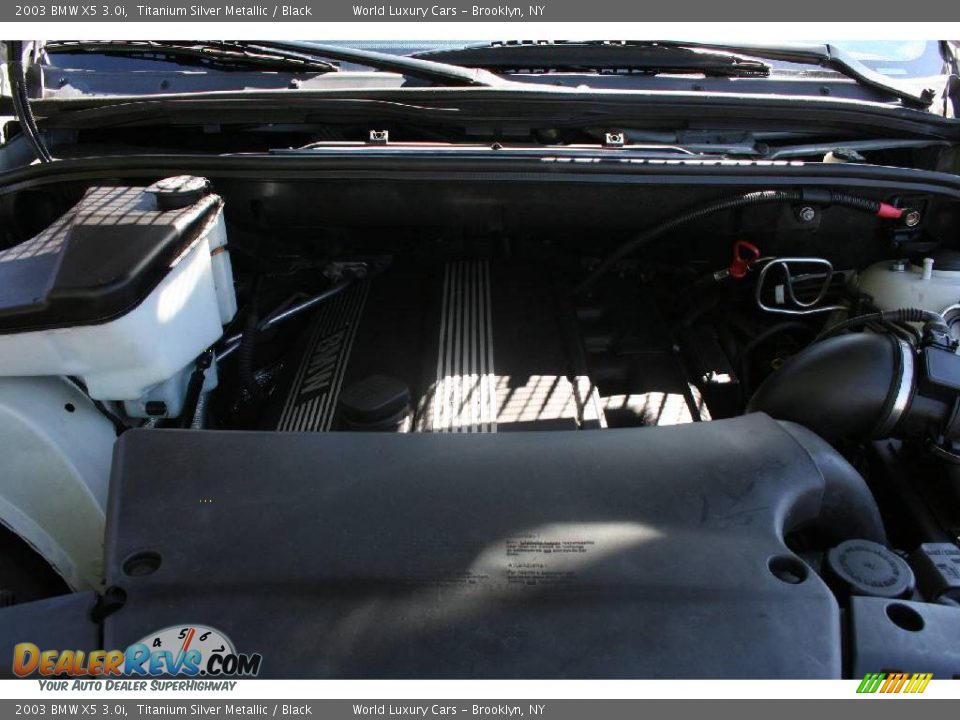 2003 BMW X5 3.0i Titanium Silver Metallic / Black Photo #10