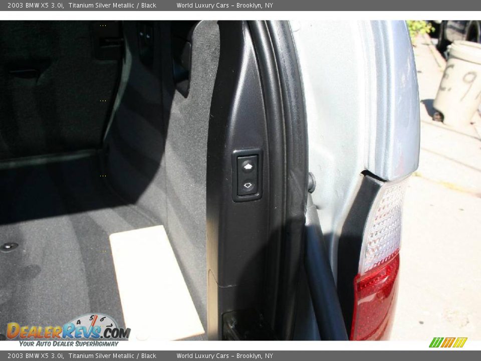 2003 BMW X5 3.0i Titanium Silver Metallic / Black Photo #12