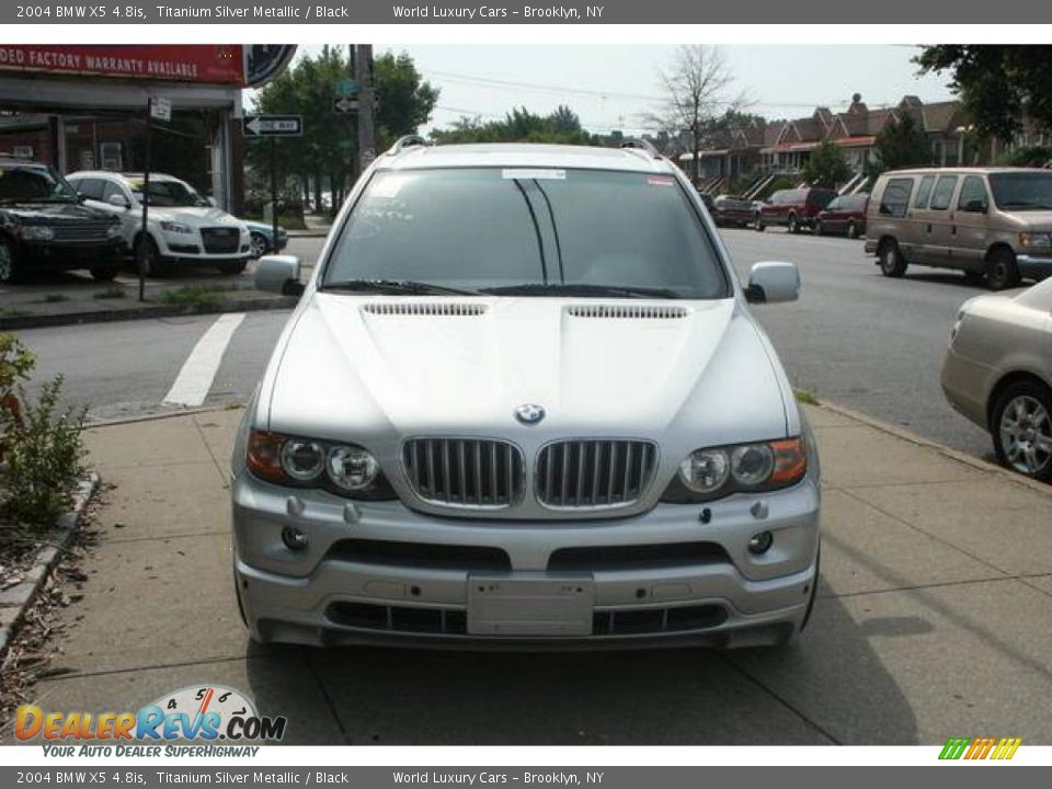 2004 BMW X5 4.8is Titanium Silver Metallic / Black Photo #1