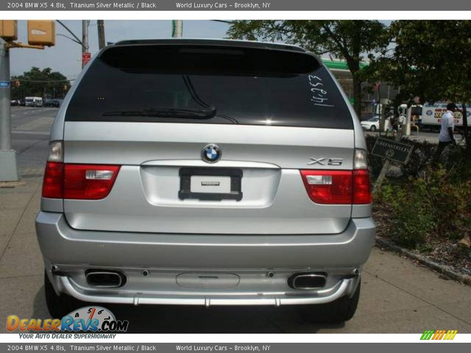 2004 BMW X5 4.8is Titanium Silver Metallic / Black Photo #2