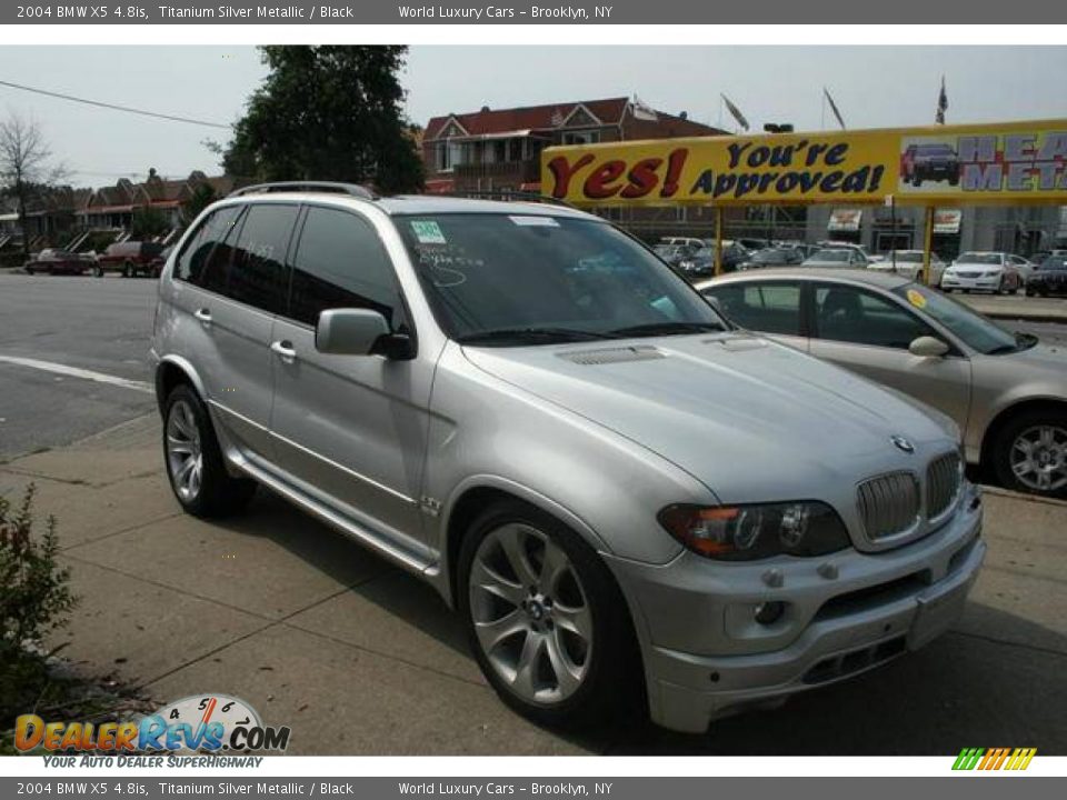 2004 BMW X5 4.8is Titanium Silver Metallic / Black Photo #4