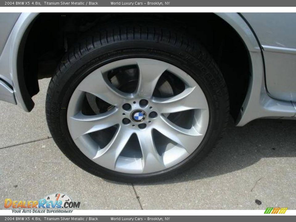 2004 BMW X5 4.8is Titanium Silver Metallic / Black Photo #5