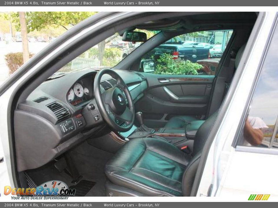 2004 BMW X5 4.8is Titanium Silver Metallic / Black Photo #7