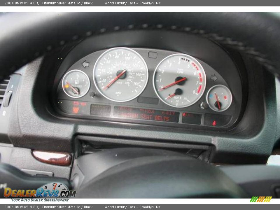 2004 BMW X5 4.8is Titanium Silver Metallic / Black Photo #8