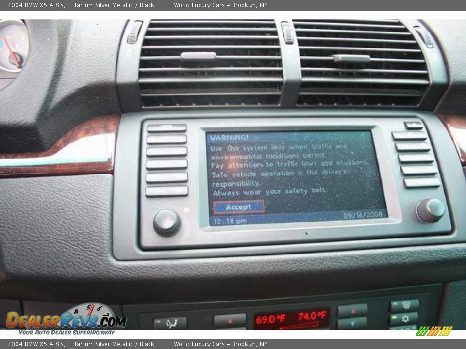 2004 BMW X5 4.8is Titanium Silver Metallic / Black Photo #9