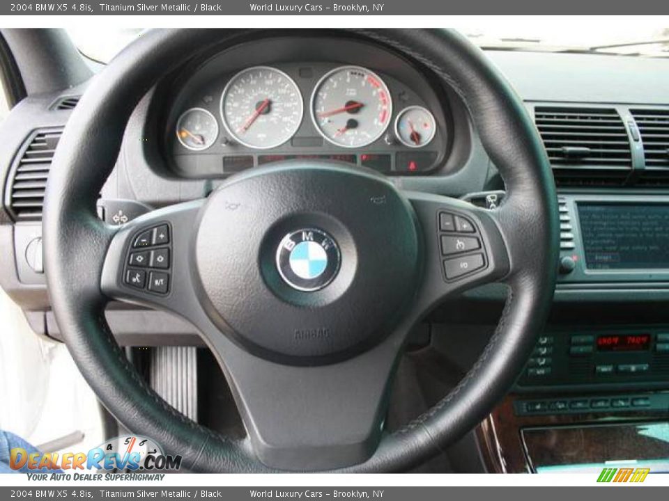2004 BMW X5 4.8is Titanium Silver Metallic / Black Photo #10