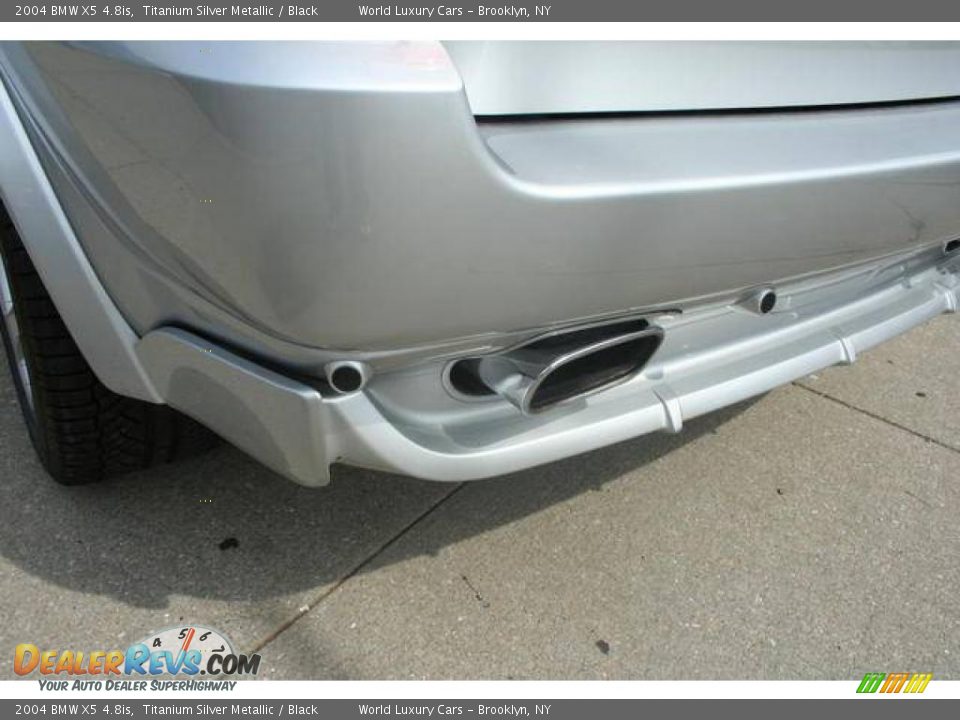 2004 BMW X5 4.8is Titanium Silver Metallic / Black Photo #11