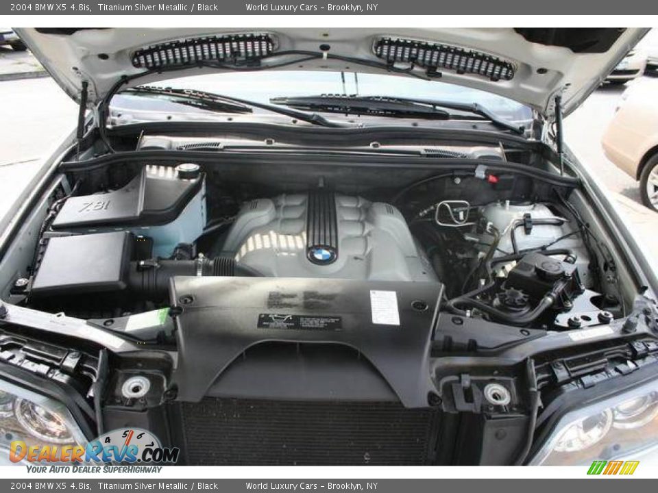 2004 BMW X5 4.8is Titanium Silver Metallic / Black Photo #12
