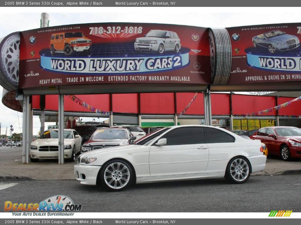 2005 BMW 3 Series 330i Coupe Alpine White / Black Photo #1