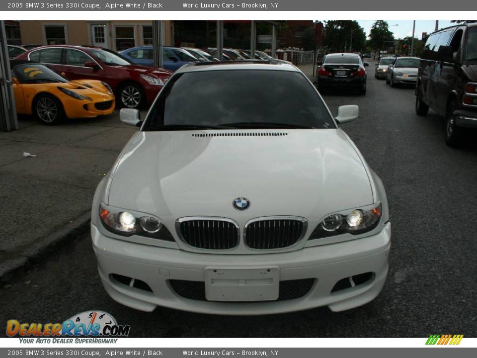 2005 BMW 3 Series 330i Coupe Alpine White / Black Photo #2