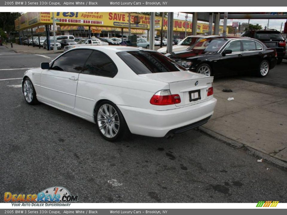 2005 BMW 3 Series 330i Coupe Alpine White / Black Photo #4