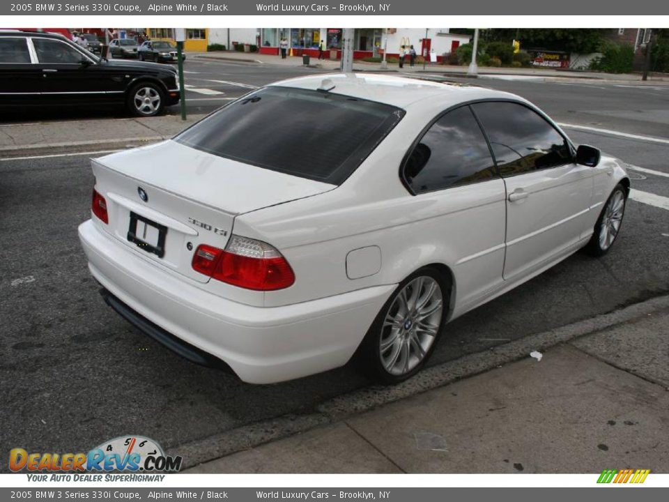 2005 BMW 3 Series 330i Coupe Alpine White / Black Photo #5