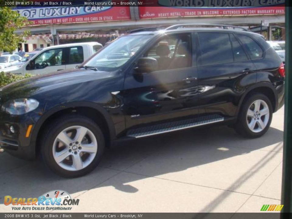 2008 BMW X5 3.0si Jet Black / Black Photo #3