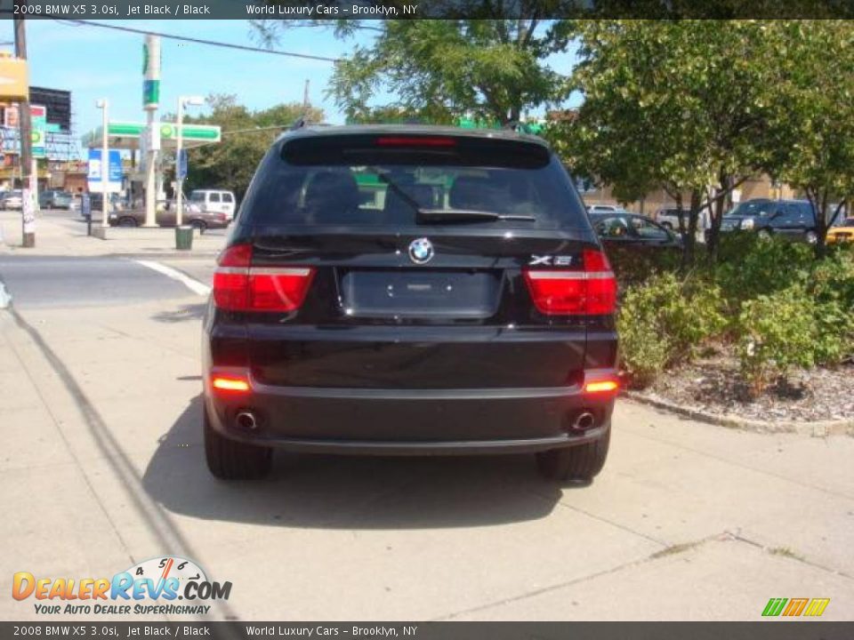2008 BMW X5 3.0si Jet Black / Black Photo #6
